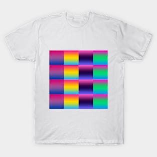 Bi+ Gradients (4x4 Stripes) T-Shirt